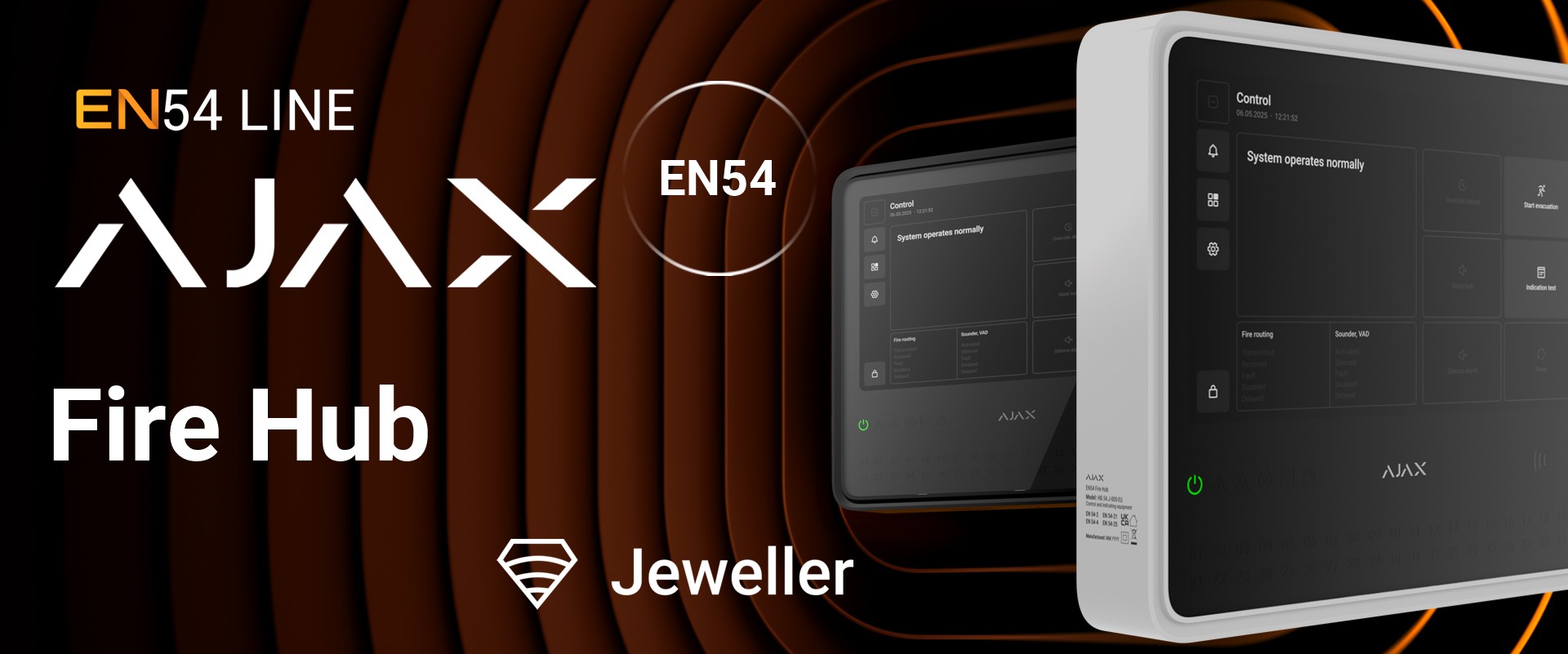 Ajax elektronická požární signalizace